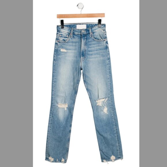 NWT Mother High-Rise Straight Leg Jeans